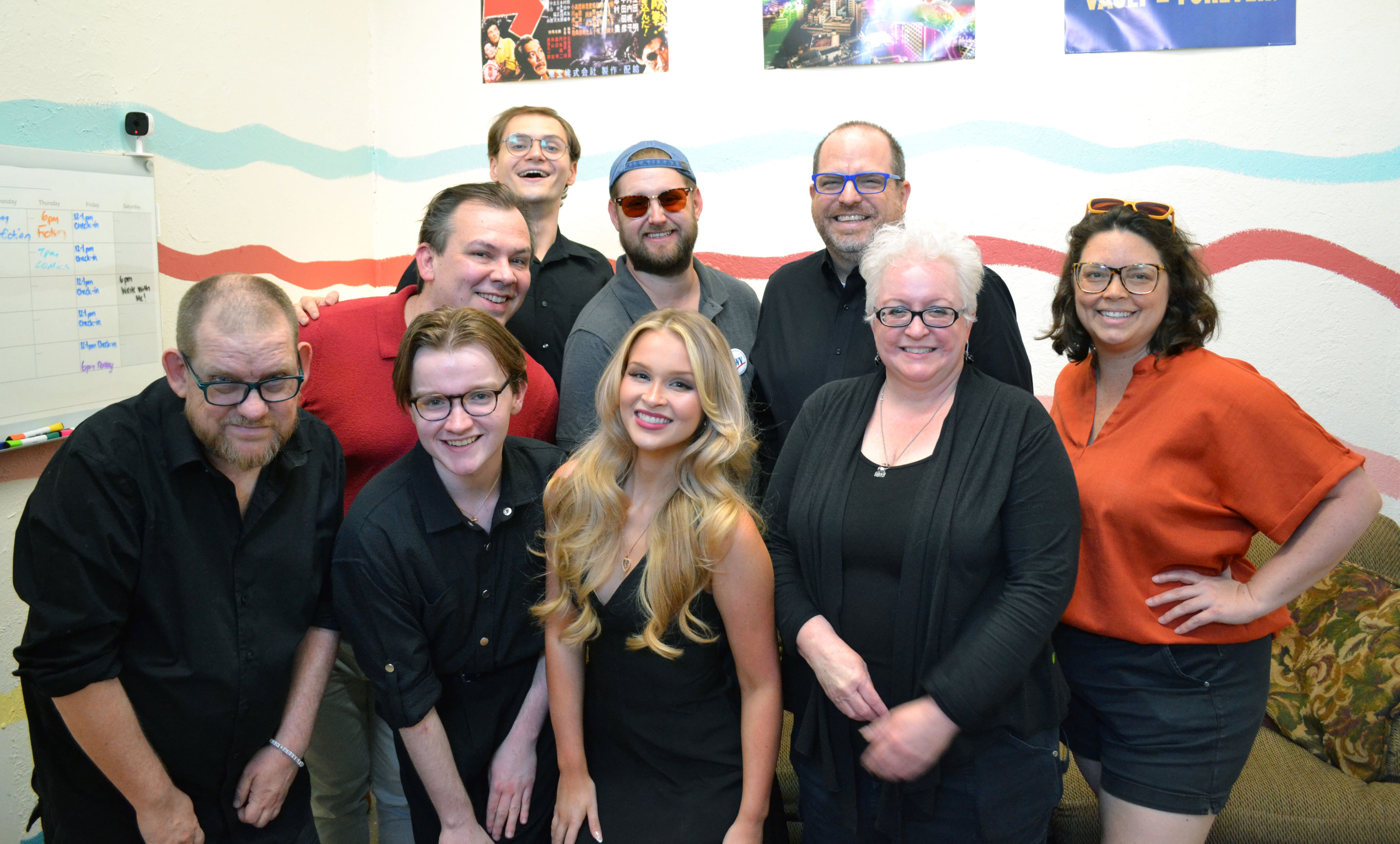 The cast and creative team of KINGFISHER (June 2026)